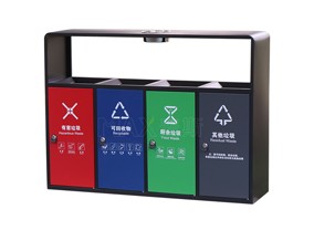 戶外分類果皮箱