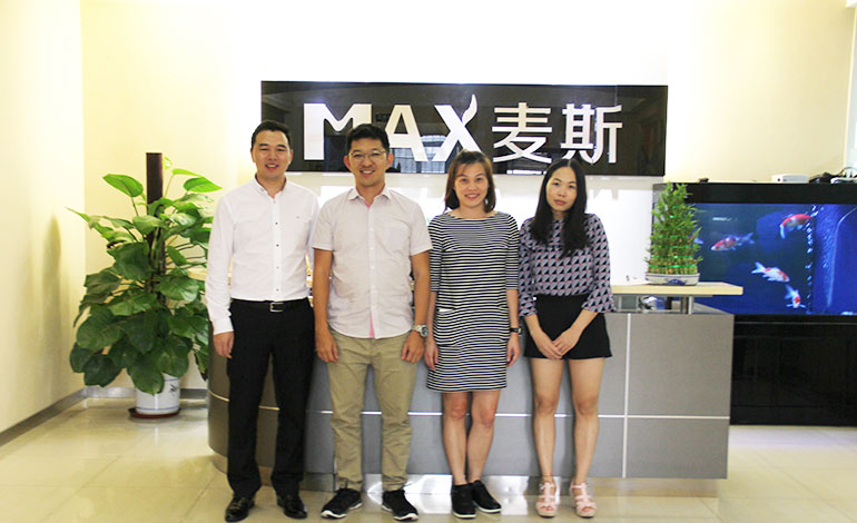廣交會專題/新加坡客戶Wei Loon蒞臨麥斯參觀
