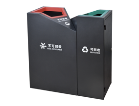 烤漆分類果皮箱